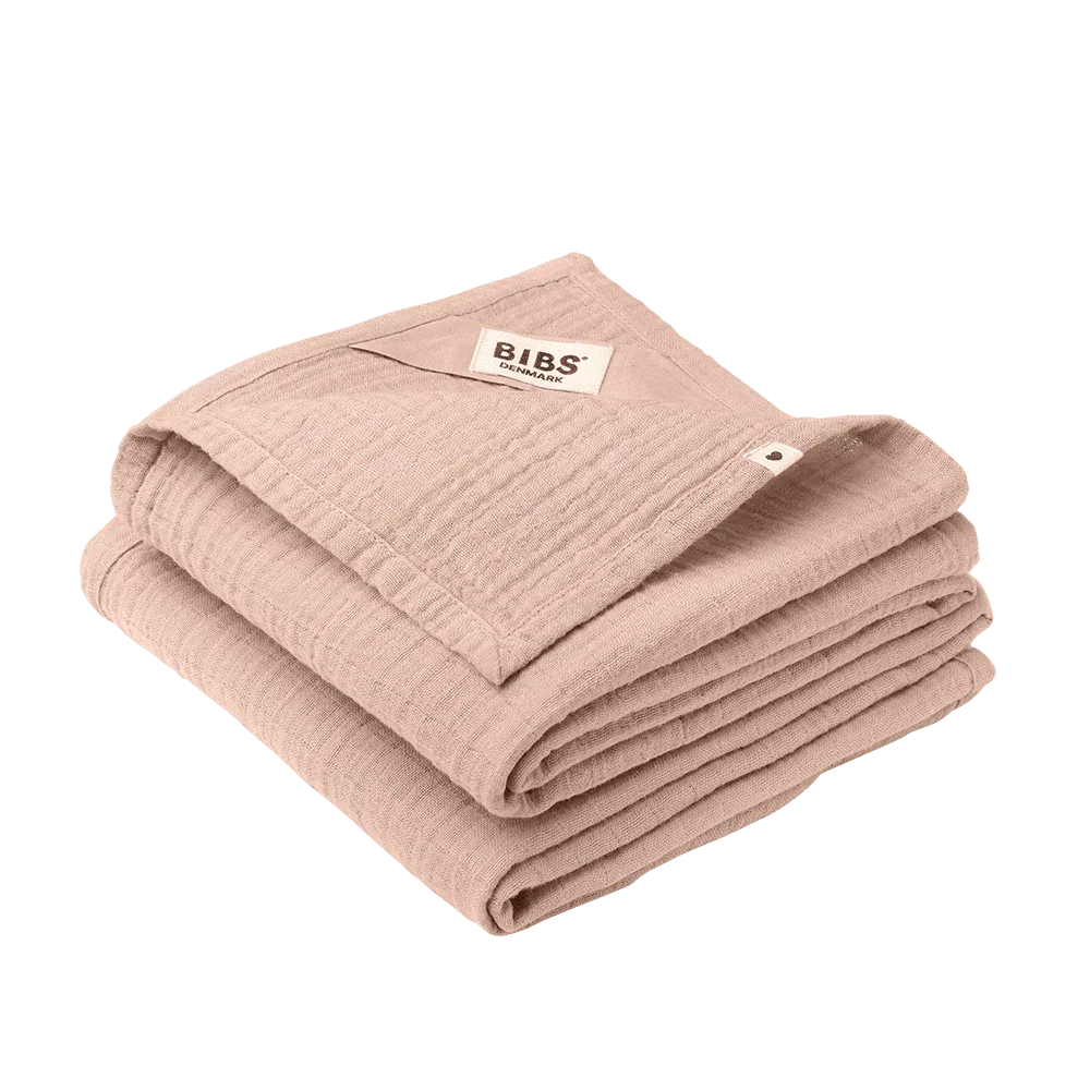 BIBS Muslin Cloth 2-pack 70x70 cm BLUSH