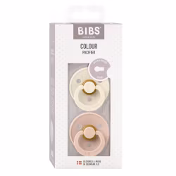 BIBS-Colour Latex  Nappar 2-pack strl 1 IVORY/BLUSH