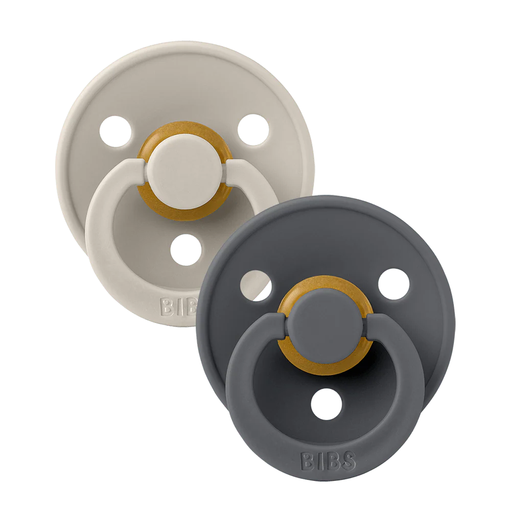 BIBS-Colour Latex  Nappar 2-pack strl 1 SAND/ IRON