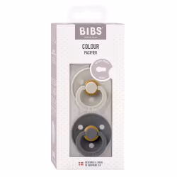 BIBS-Colour Latex  Nappar 2-pack strl 1 SAND/ IRON