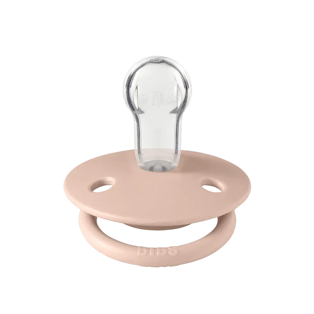 BIBS De Lux Pacifiers 2-pack - Ivory/Blush (from Newborn)