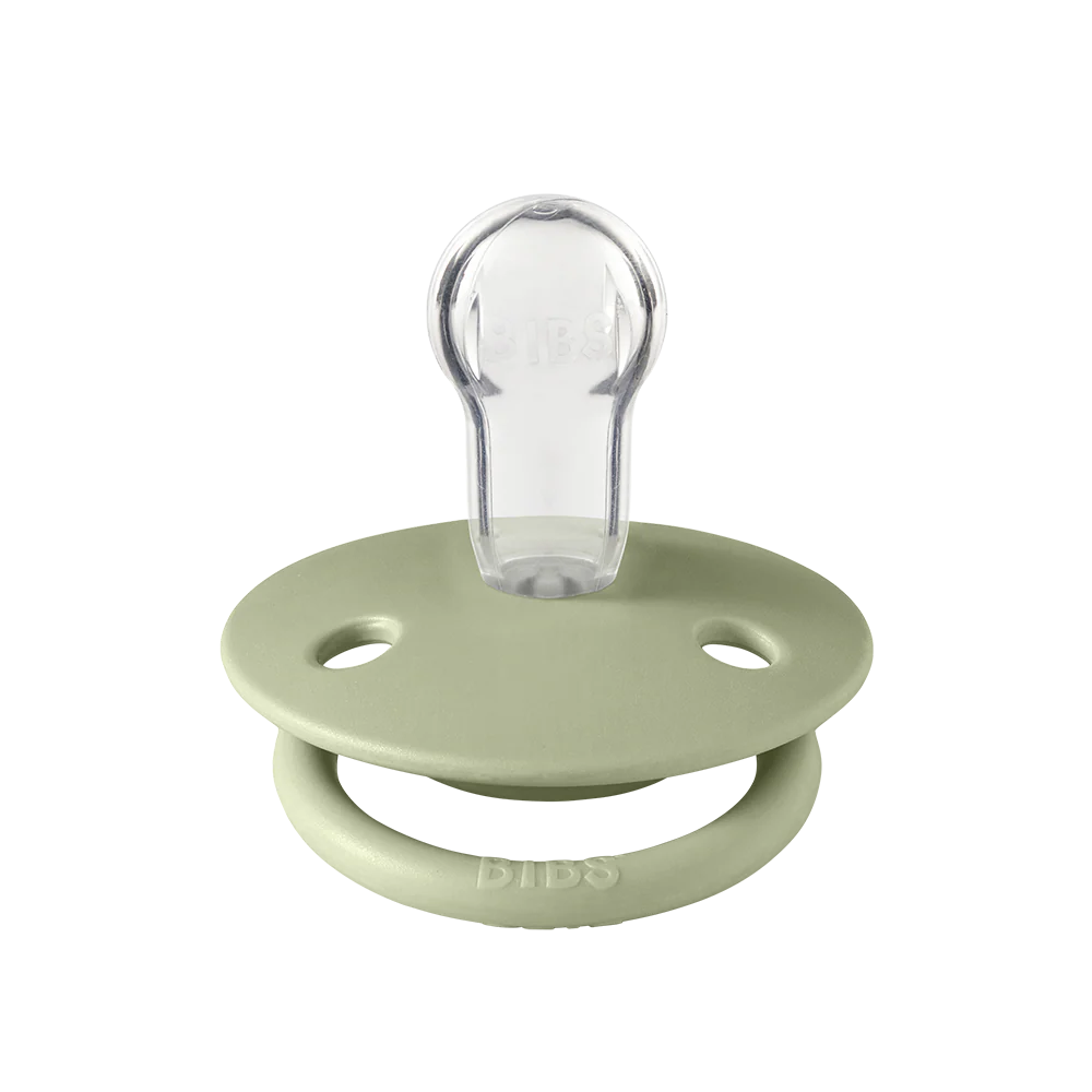 BIBS De Lux Nappar 2-pack - Ivory/Sage (från Nyfödd)