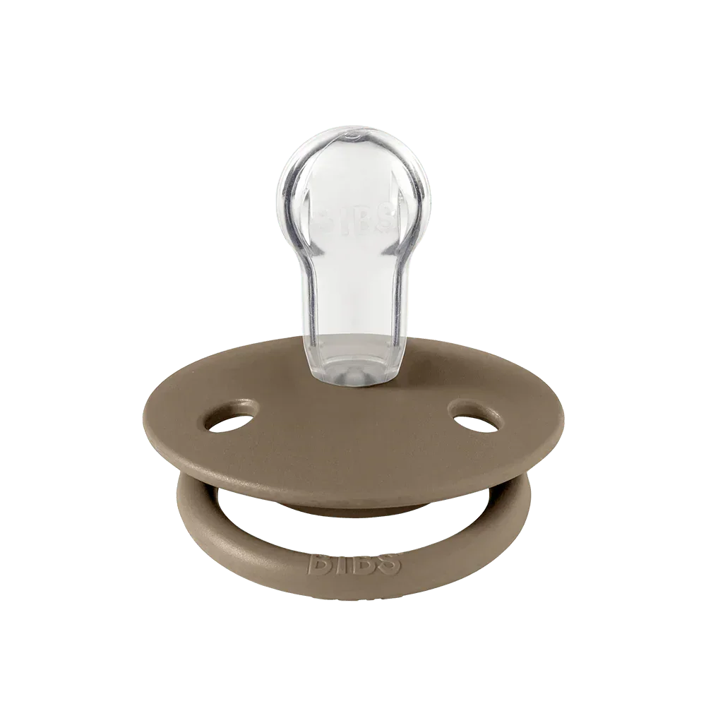 BIBS De Lux Pacifiers 2-pack - Iron /Baby Blue (from Newborn)