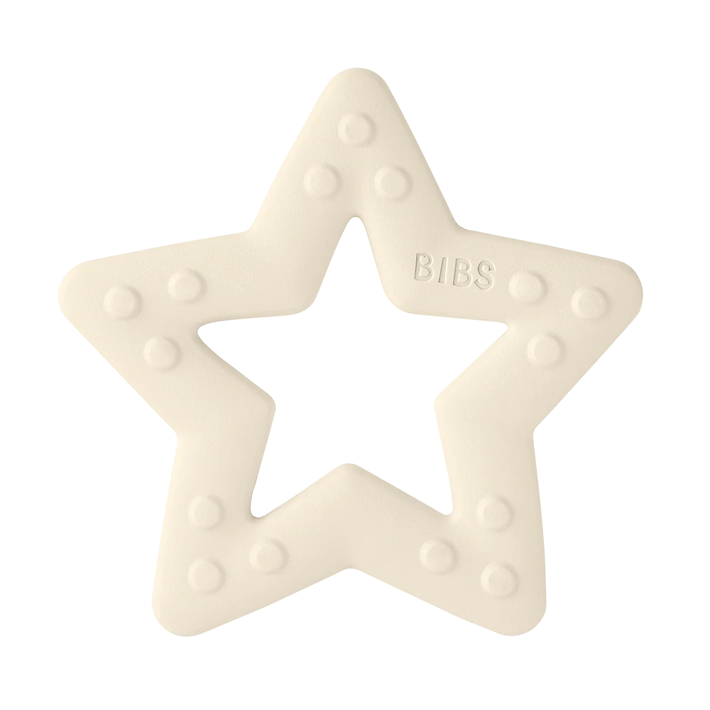 BIBS Bitring Star Ivory