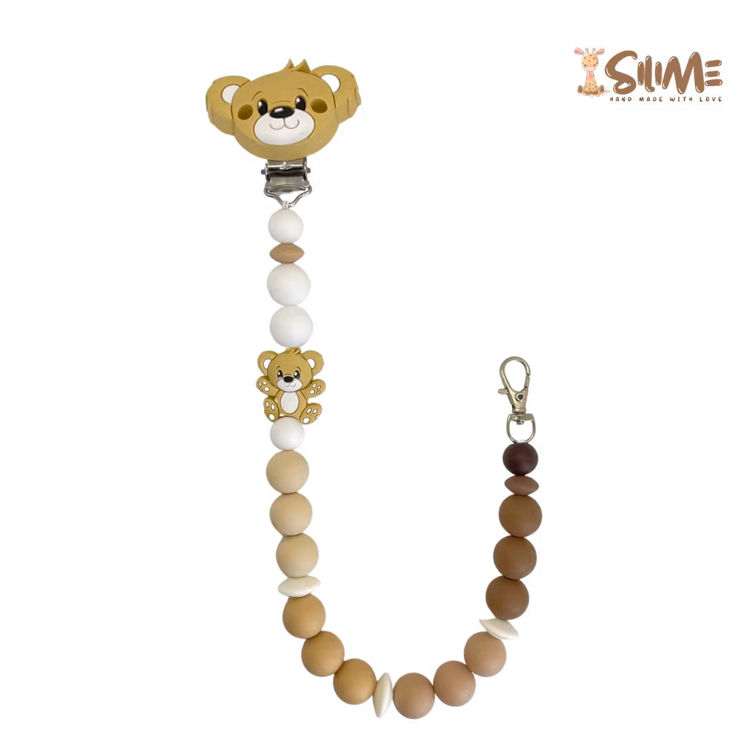 BADGE HOLDER TEDDY beige