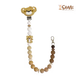 BADGE HOLDER TEDDY beige