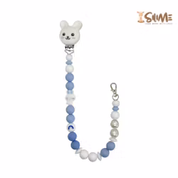 BADGE HOLDER BUNNY BUNNY blue