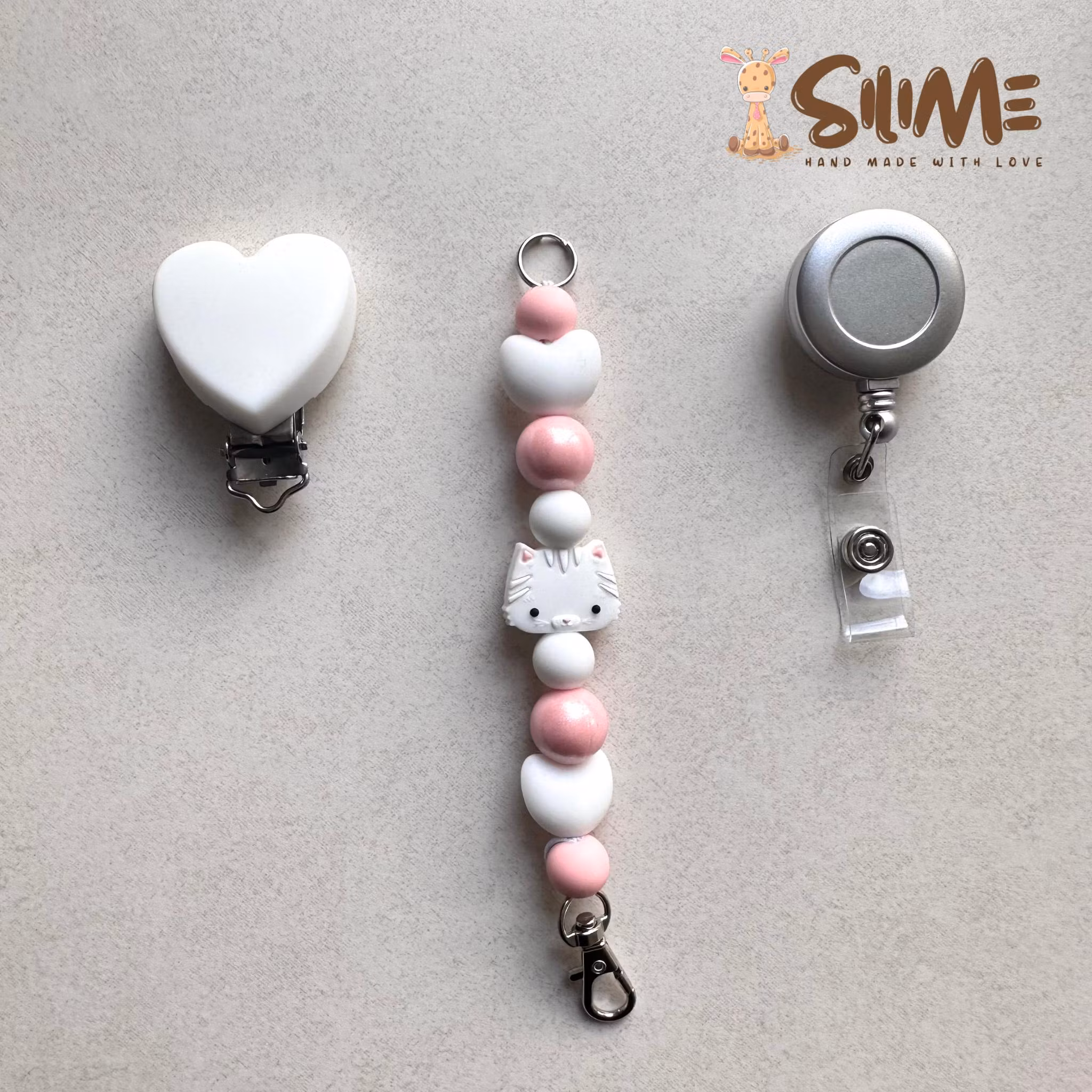 ID- KORT HÅLLARE MED JOJO VIT KATT STARTPAKET