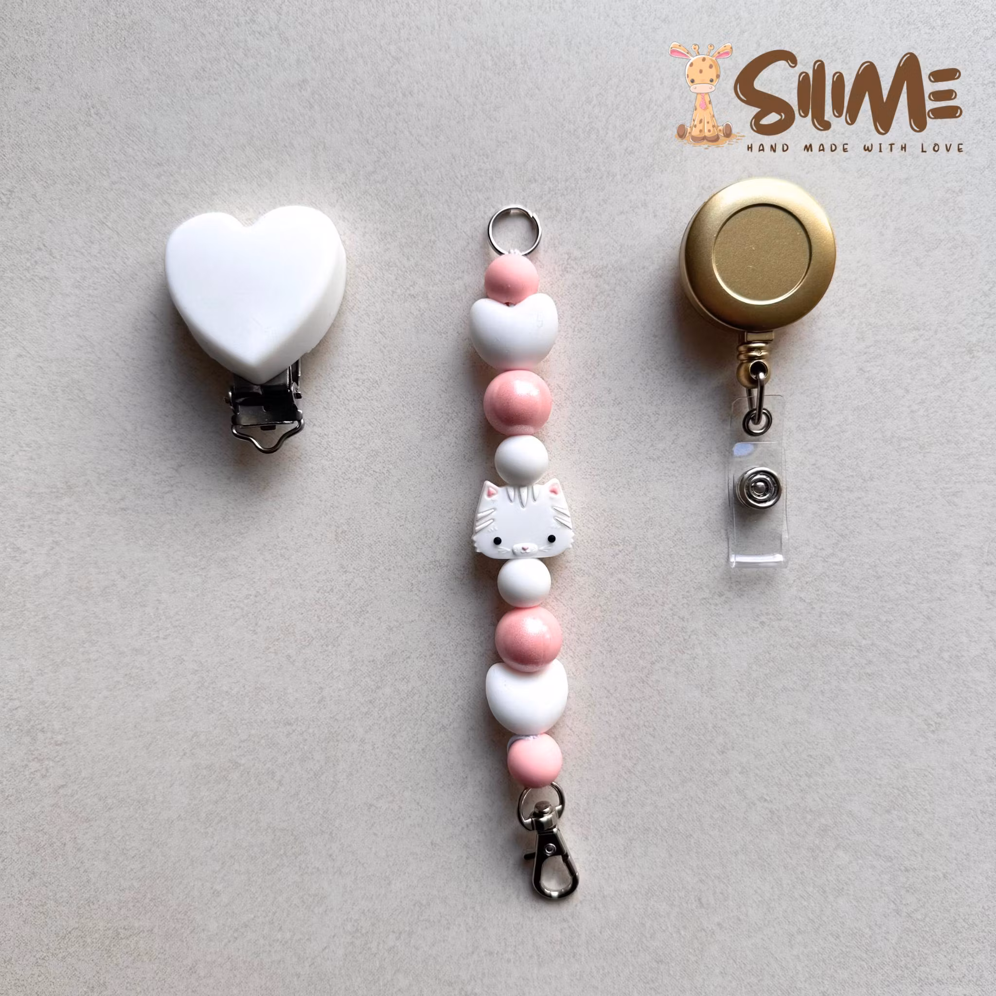 ID- KORT HÅLLARE MED JOJO VIT KATT STARTPAKET