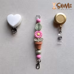 ID-KORTHÅLLARE MED  JOJO DAISY PEONY PINK STARTPAKET
