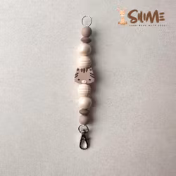 BADGE HOLDER PART FOR CLIP &amp; JOJO CAT cappuccino