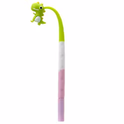 CUTE DINOSOUR PENS- LIME GREEN 1 PC