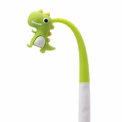 CUTE DINOSOUR PENS- LIME GREEN 1 PC