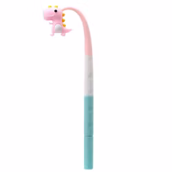 CUTE DINOSOUR PENS- PINK 1 PC