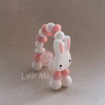 ARMBAND Twist a Pet BUNNY - White