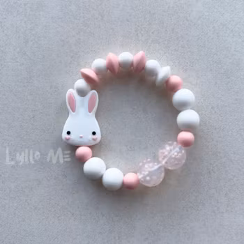 ARMBAND Twist a Pet BUNNY - White