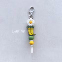 KEYCHAIN Rain Boots -Yellow