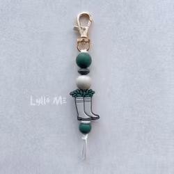 KEY RING Rain Boots - Speckled Sandstone