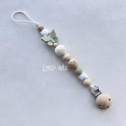 PACIFIER - Silicone Butterfly - Lint