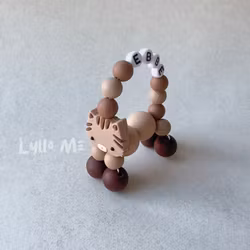 BRACELET Twist a pet with NAME Cappuccino/Brown (3+)