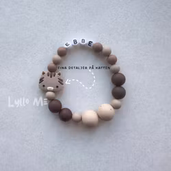 BRACELET Twist a pet with NAME Cappuccino/Brown (3+)