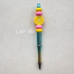 PENNA MED PÄRLOR  - Lemon