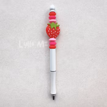 PENNA MED PÄRLOR - Strawberry