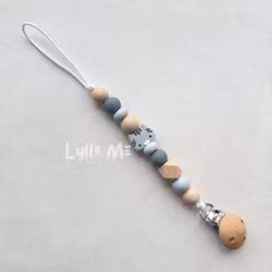 PACIFIER - Silicone Cat - Glacier Grey