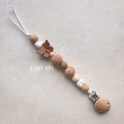 PACIFIER - Silicone Butterfly- Milk Chocolate