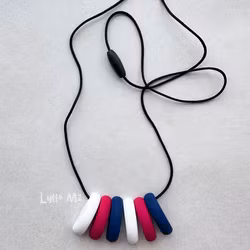 BREASTFEEDING NECKLACE Silimama - "Love you to the moon and back"/ Marine