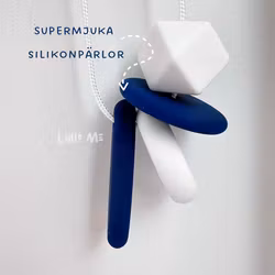 AMNINGSHALSBAND Silimama - Shapes -Denim blue/White wash