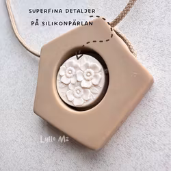 AMNINGSHALSBAND Silimama - GEO - cappuccino