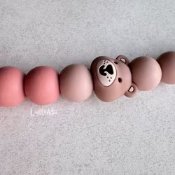 NAPPHÅLLARE -  Teddy -Monochrome Rose