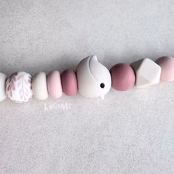 PACIFIER HOLDER - Little Bird - Cream