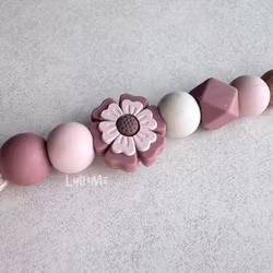 NIPPER HOLDER - Happy Flower - Rouge