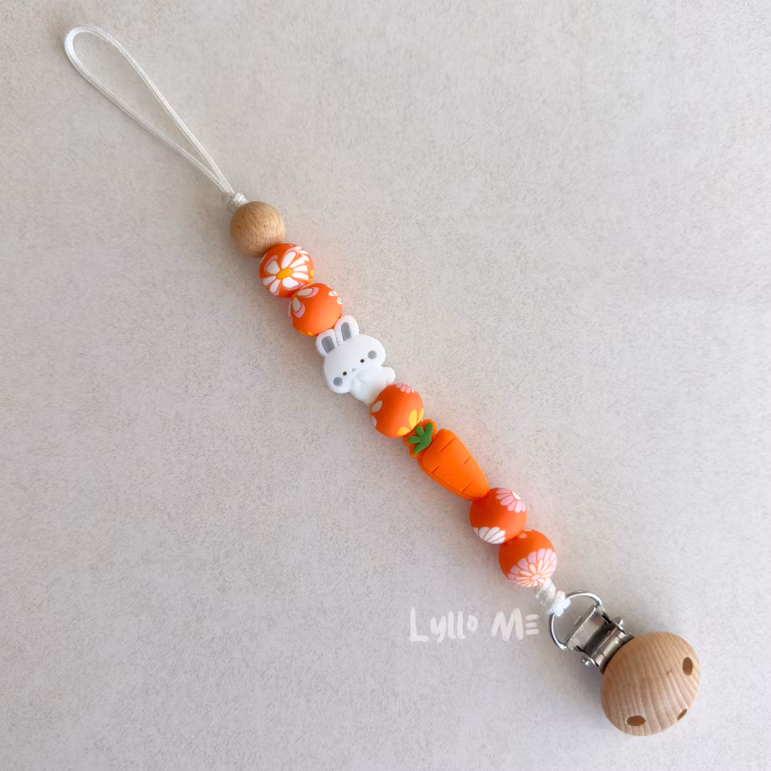 NAPPHÅLLARE -  SILICONE Bunny with Carrot