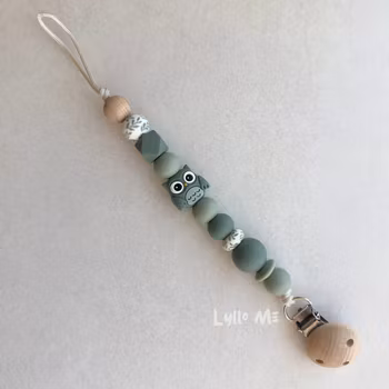 NAPPHÅLLARE - OWL  OLD GREEN