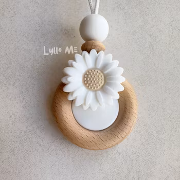 NURSING NECKLACE-DAISY-WHITE