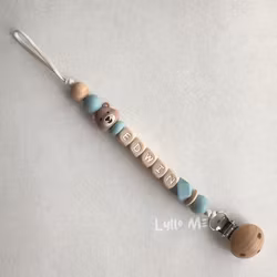 PEN WITH SILICONE BEADS POPPY mauve