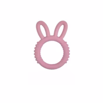 BITE FIGURE IN SILICONE -FLUFFY BUNNY– OLD PINK