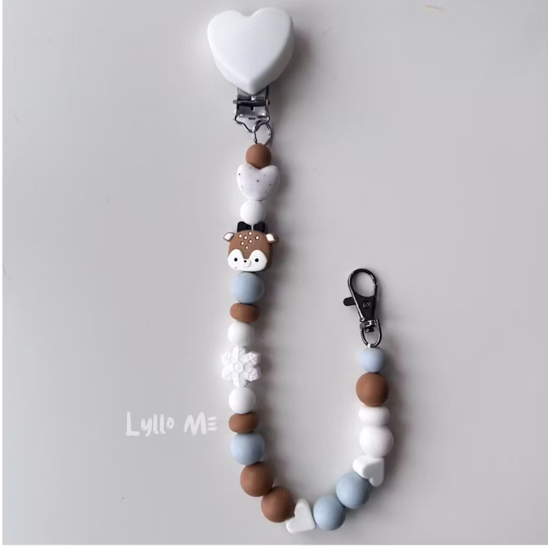 BADGE HOLDER WITH CLIPS-REN