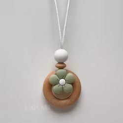 NURSING NECKLACE-RETRO FLOWER-Ribbon