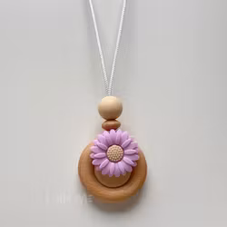 NURSING NECKLACE-DAISY-LILAC