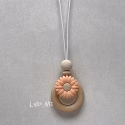 NURSING NECKLACE-DAISY-APRICOT