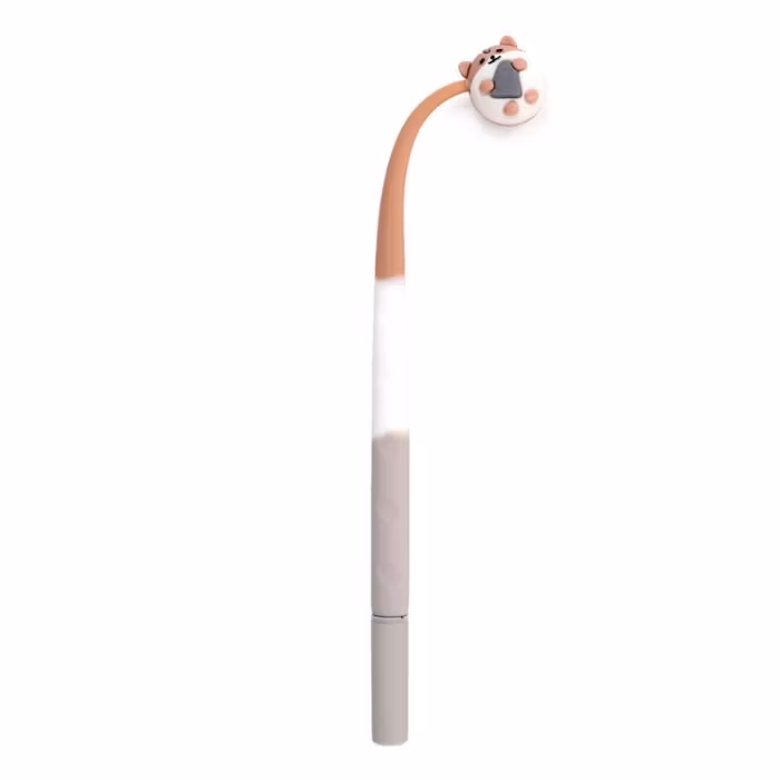 FURRY FRIENDS-Cute Animal Pencil with Narrow Top BEIGE 1 PC