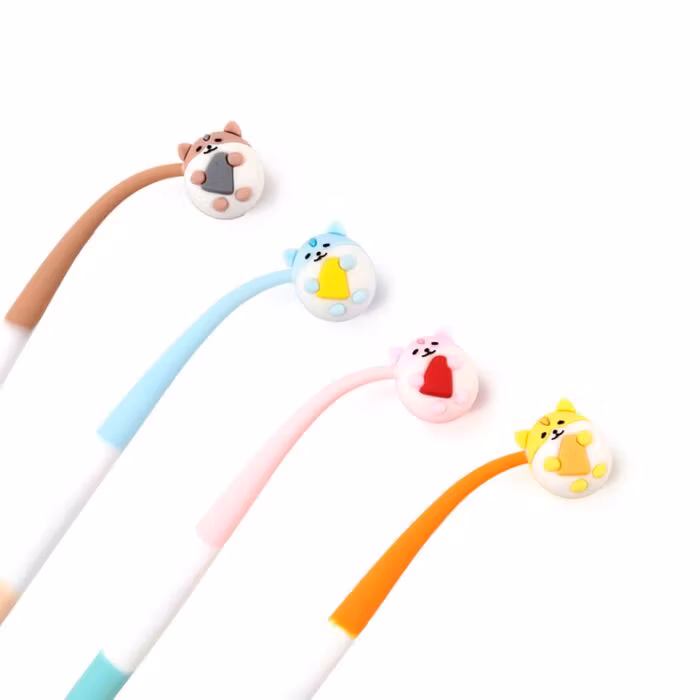 FURRY FRIENDS-Cute Animal Pencil with Narrow Top BEIGE 1 PC