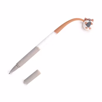 FURRY FRIENDS-Cute Animal Pencil with Narrow Top BEIGE 1 PC