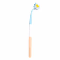 FURRY FRIENDS- Cute Animal Pencil with Narrow Top BLUE 1 PC