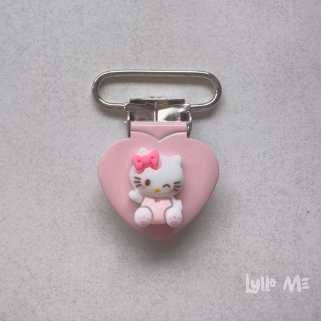 ID/ BADGE HOLDER with OPTIONAL TEXT (max 12 letters) Peach Pink Dress