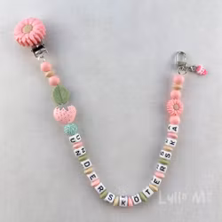 BADGE HOLDER undergarment with bling rose